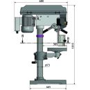 Optimum Tischbohrmaschine OPTIdrill D 23Pro (230 V)